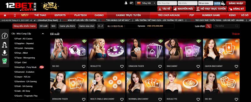 Cá cược casino bao gồm sự hợp tác của nhiều nhà cung cấp