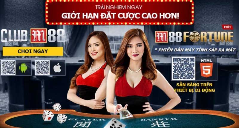 M88 - trang chơi Poker online với người thật